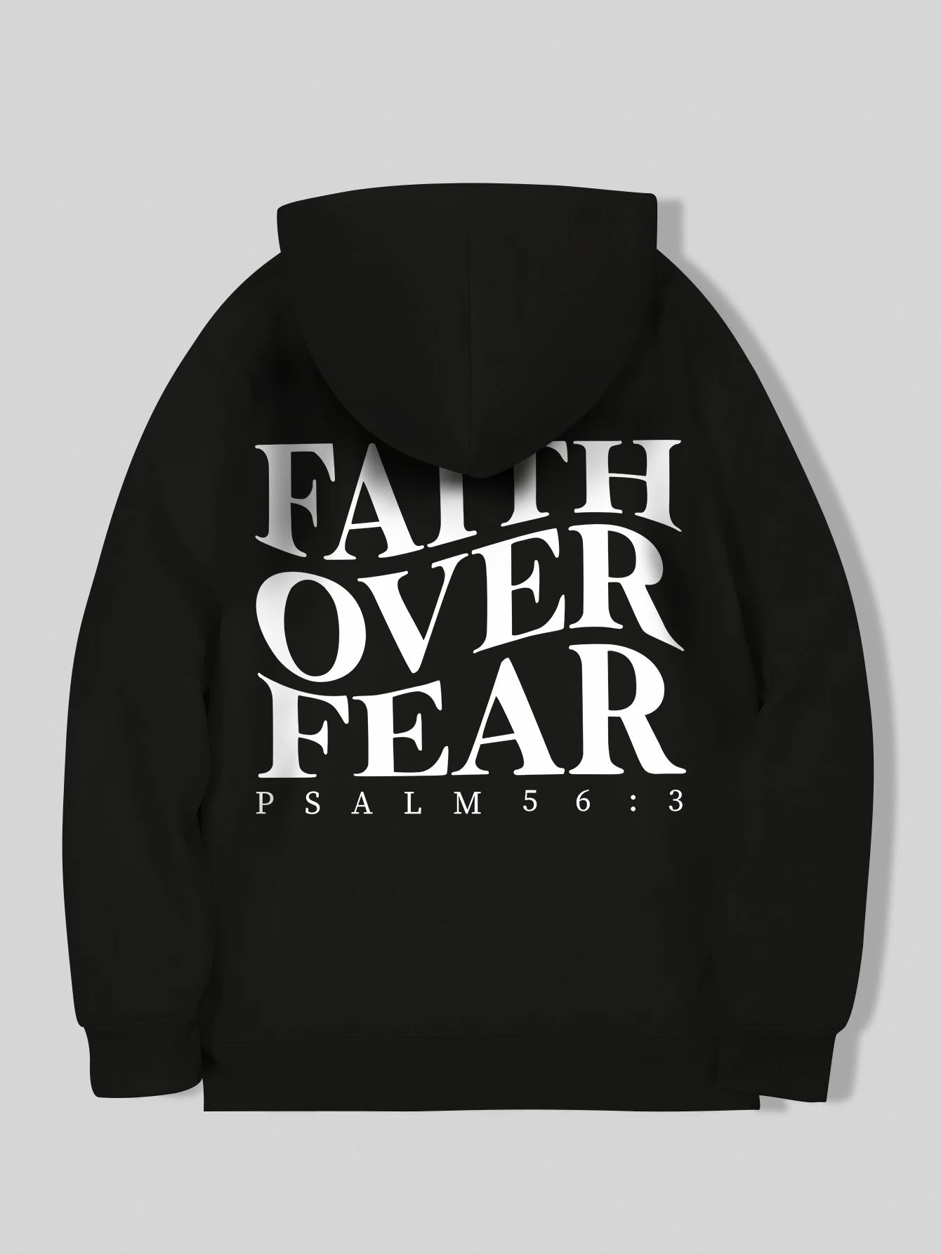 Sweat à capuche Faith Over Fear pour femme, sweat-shirt chrétien tendance