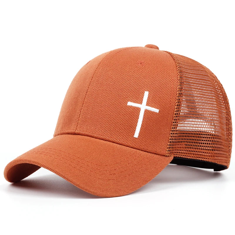 Casquette avec croix pour l'amour de Jesus