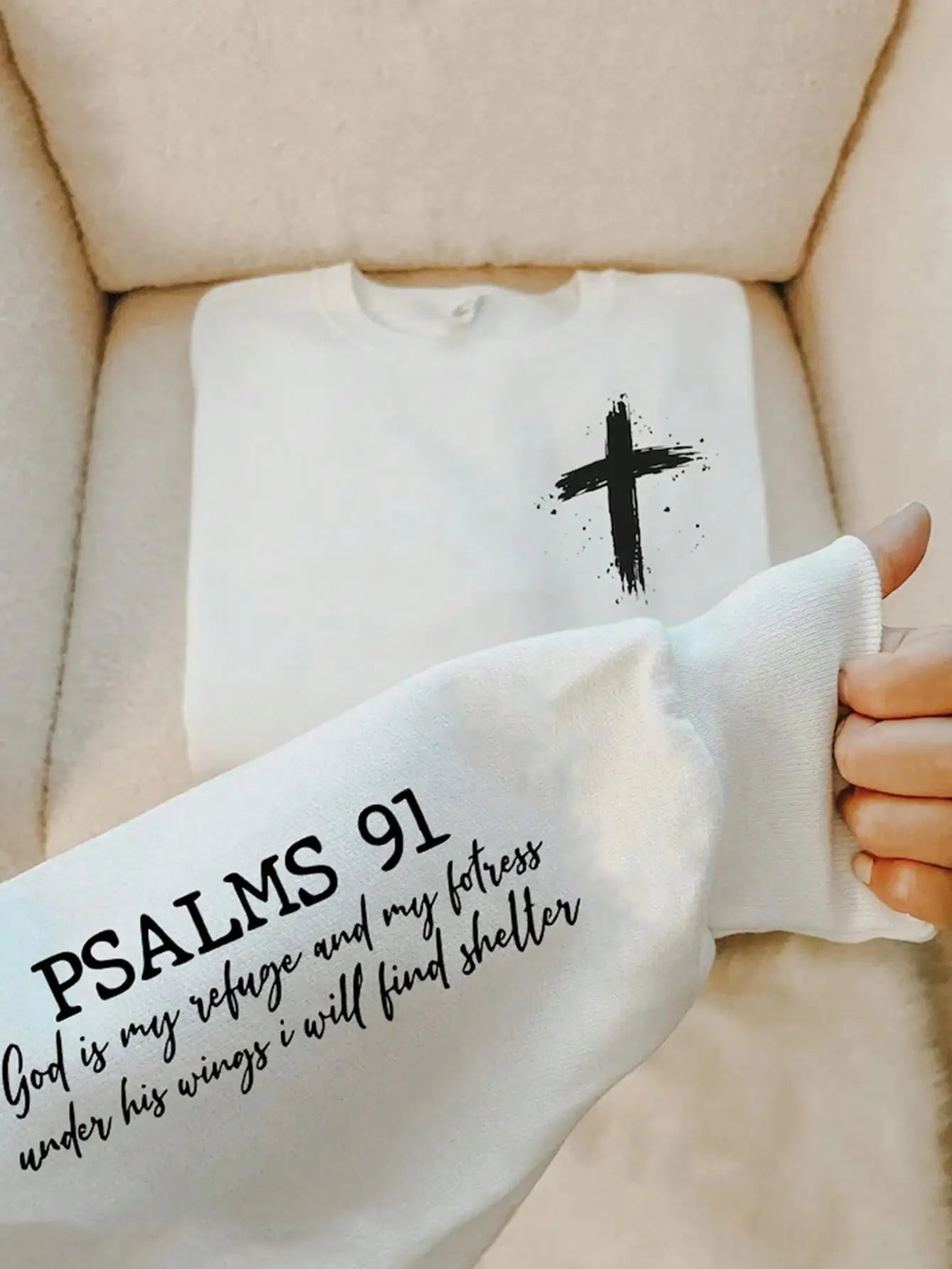Pullovers Mode Femme avec Doublure – Inspiré du Psaume 91