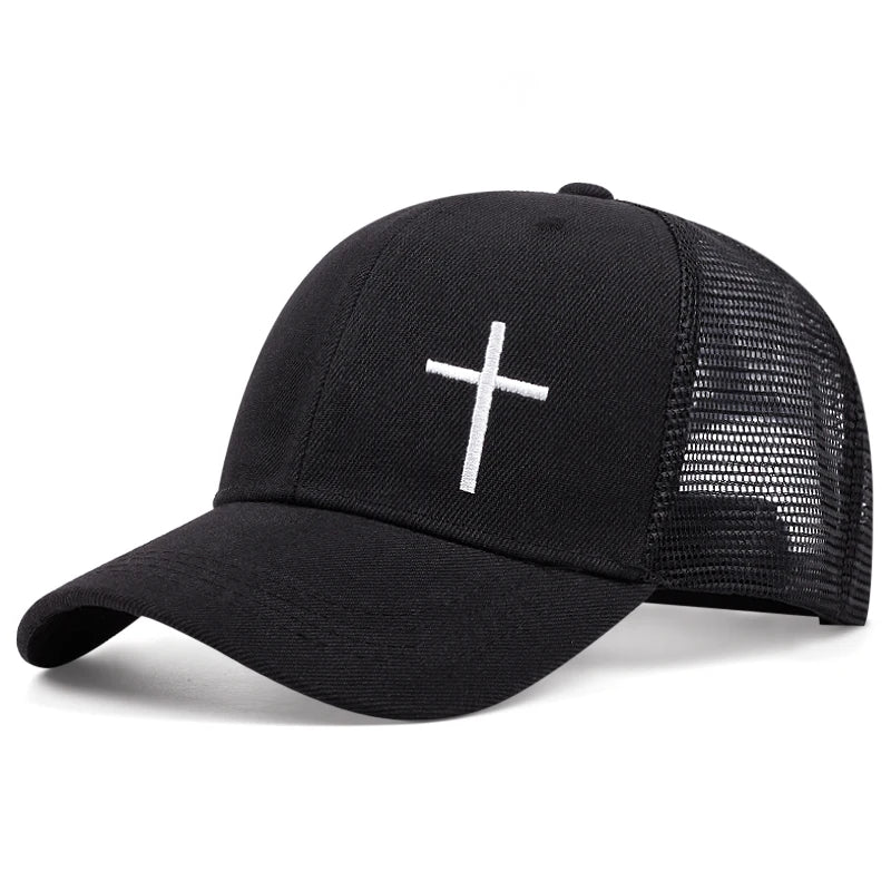 Casquette avec croix pour l'amour de Jesus