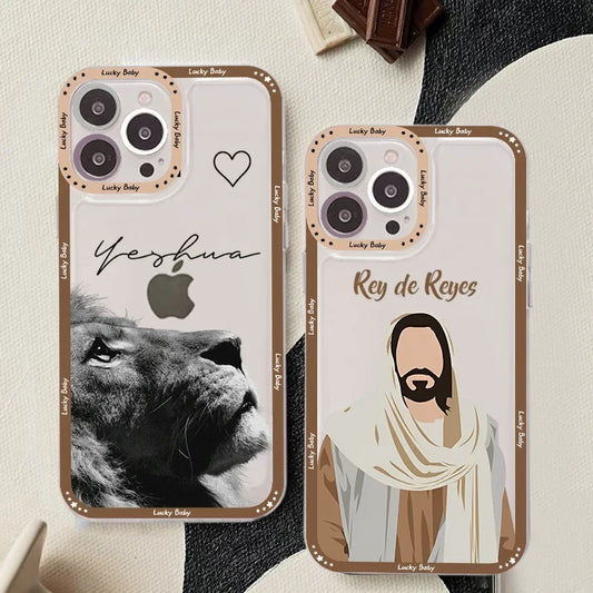 Nouvelle Coque iPhone Foi Chrétienne : L’Essence de Jésus à Vos Côtés