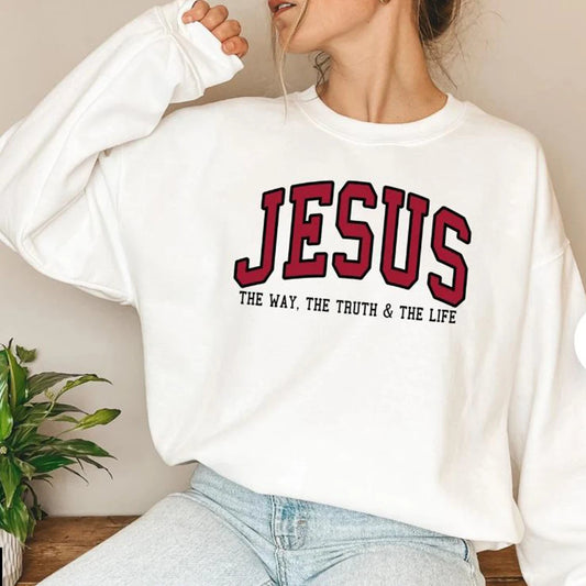 Affichez Votre Croyance : Sweatshirt "JESUS"