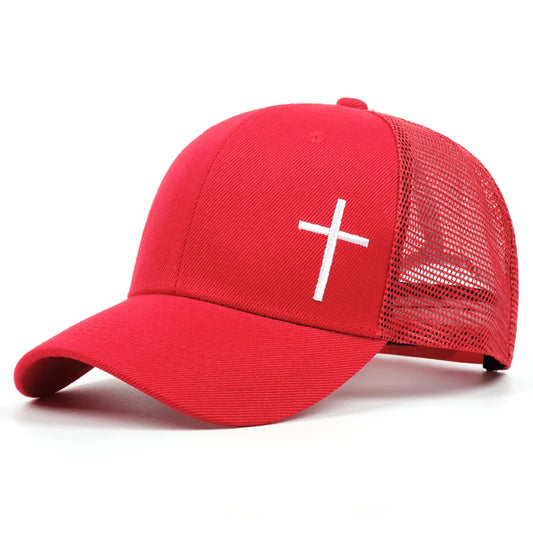 Casquette avec croix pour l'amour de Jesus